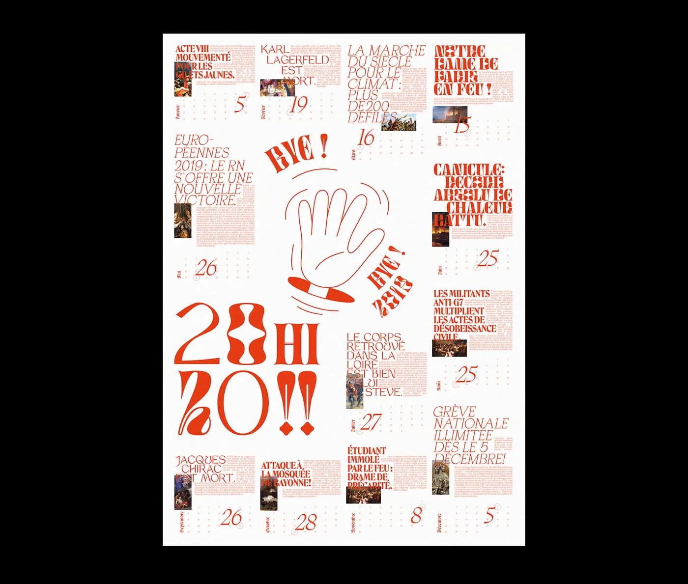 2020 calendar
