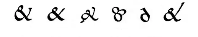 Caroline script & : AD 750 – 900