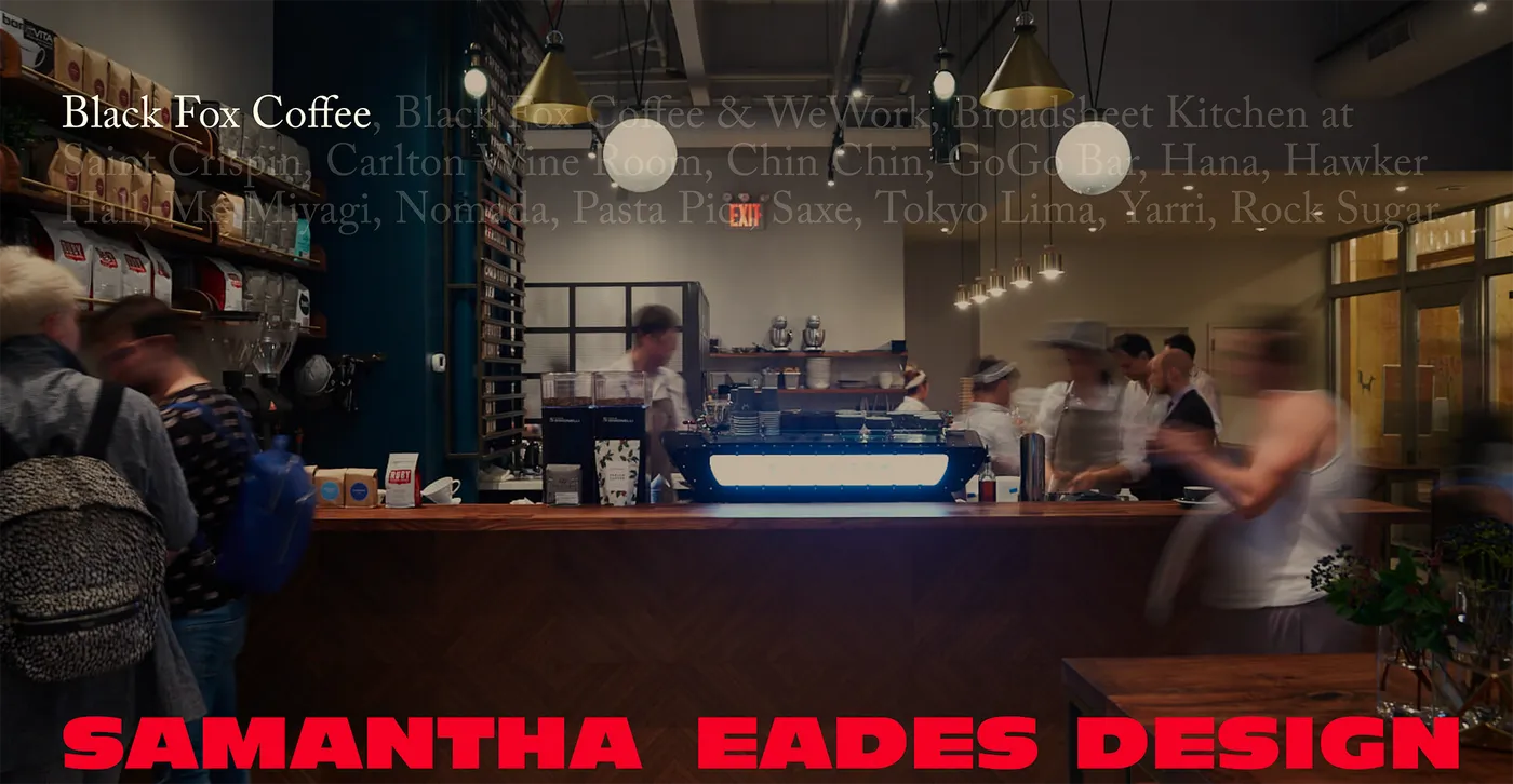 Samantha Eades Design portfolio website