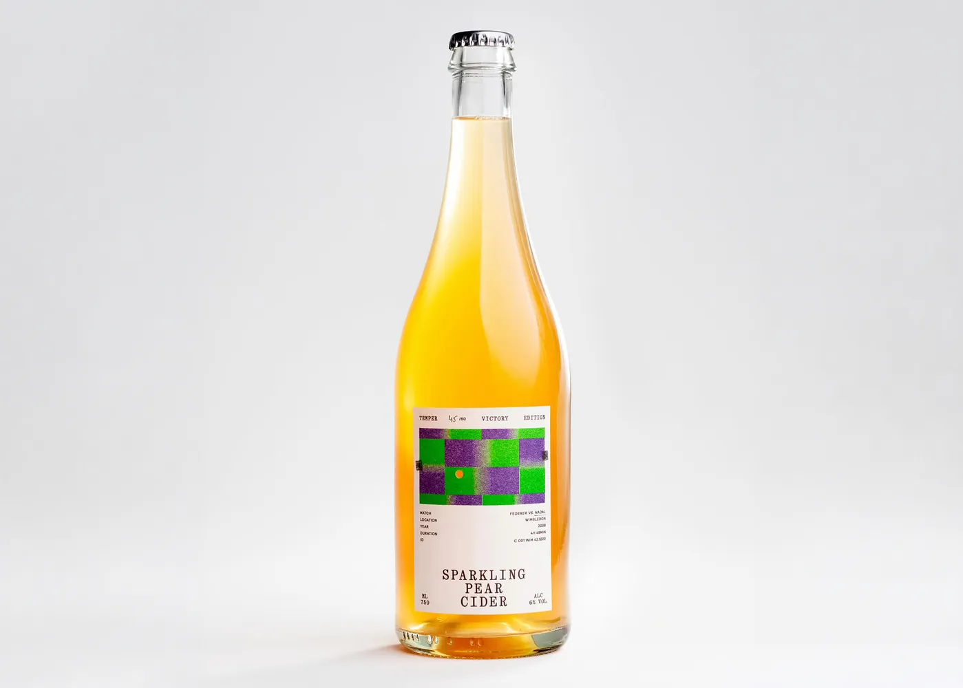 Sparkling Pear Cider / Victory Edition by Temper Tennis