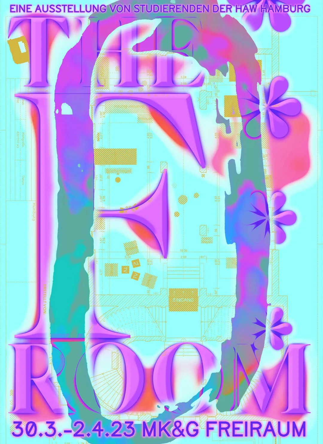 The F*room exhibition poster